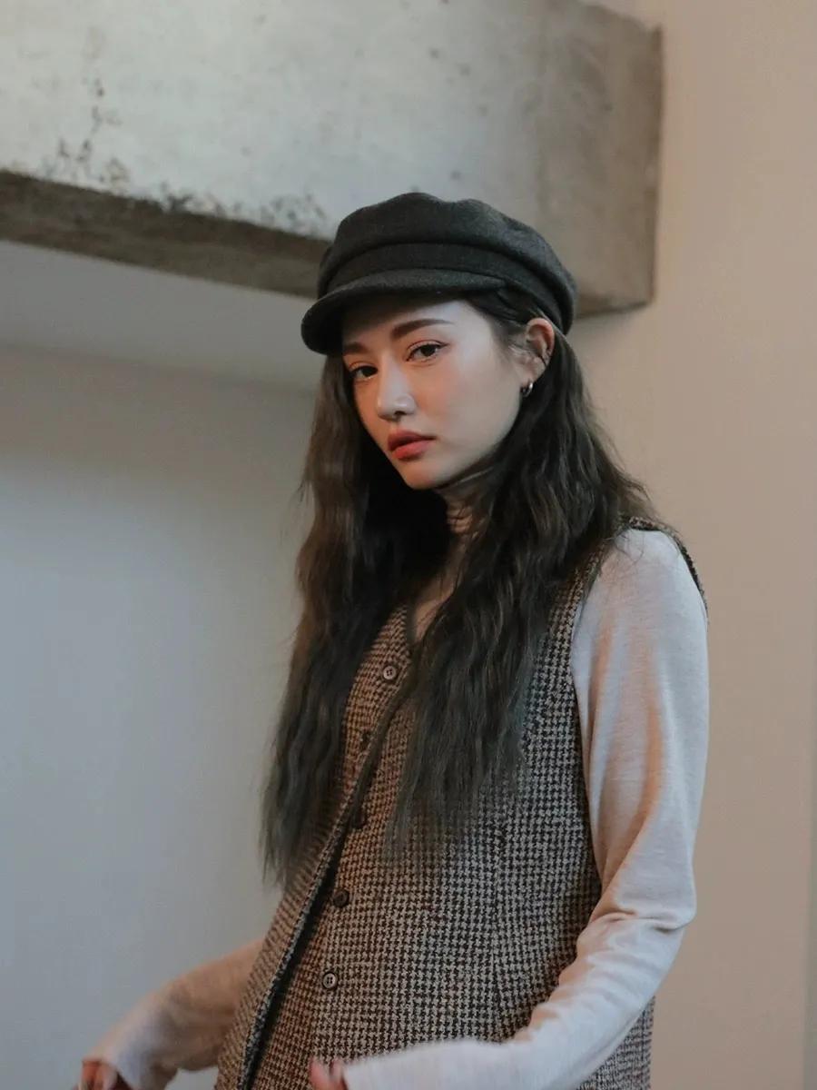 脸大额窄的头适合什么帽子,高额头脸短颧骨高适合什么帽子