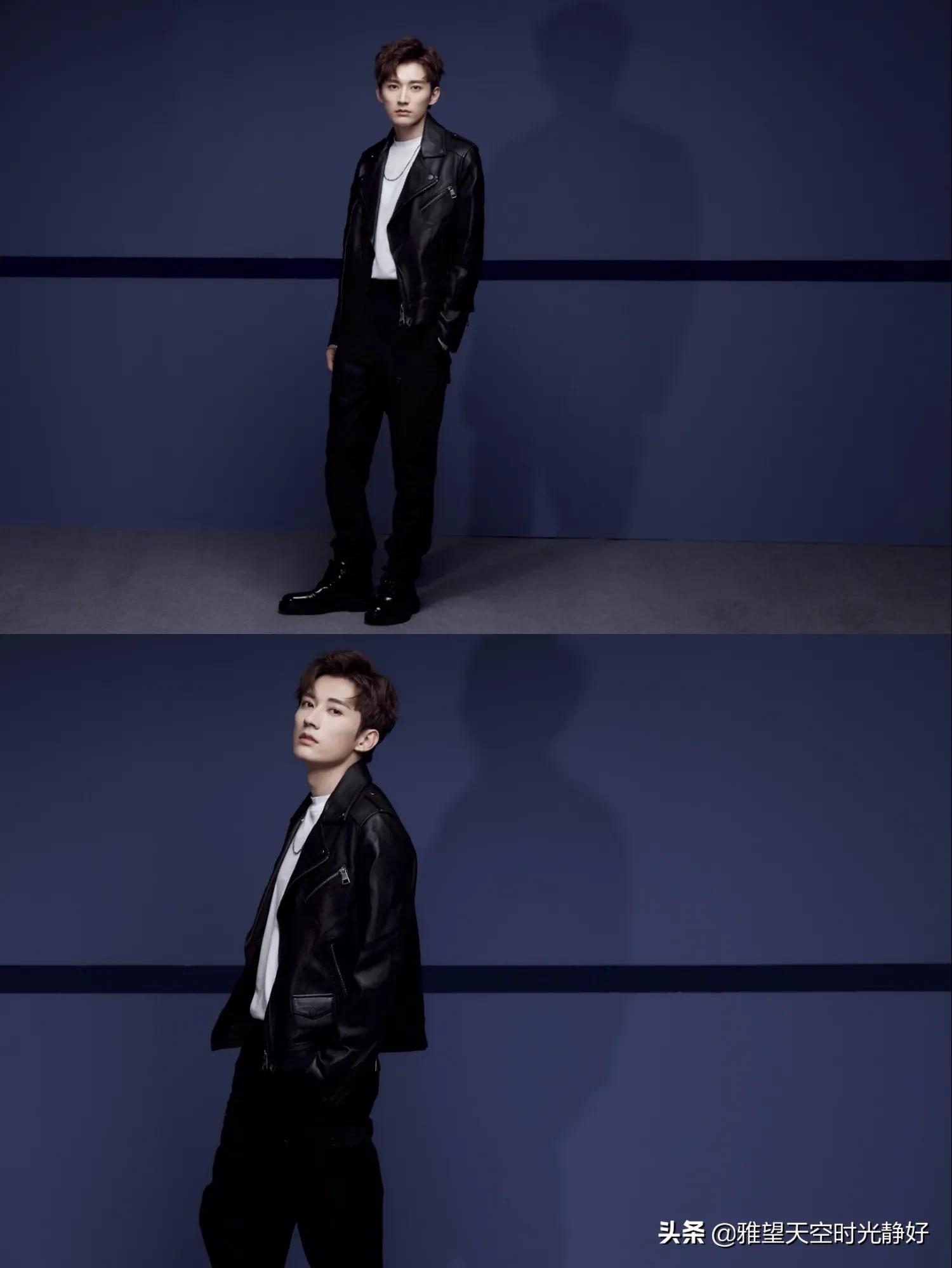 秋冬男星皮衣穿搭,男明星皮衣外套搭配