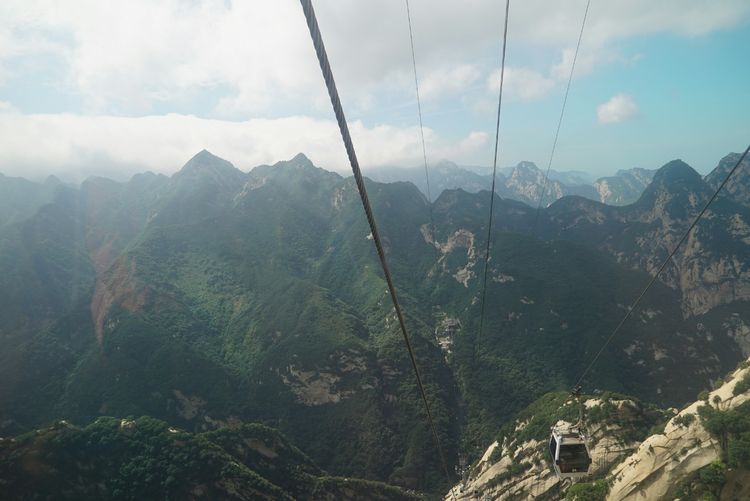 长空栈道登华山,惊心动魄登华山
