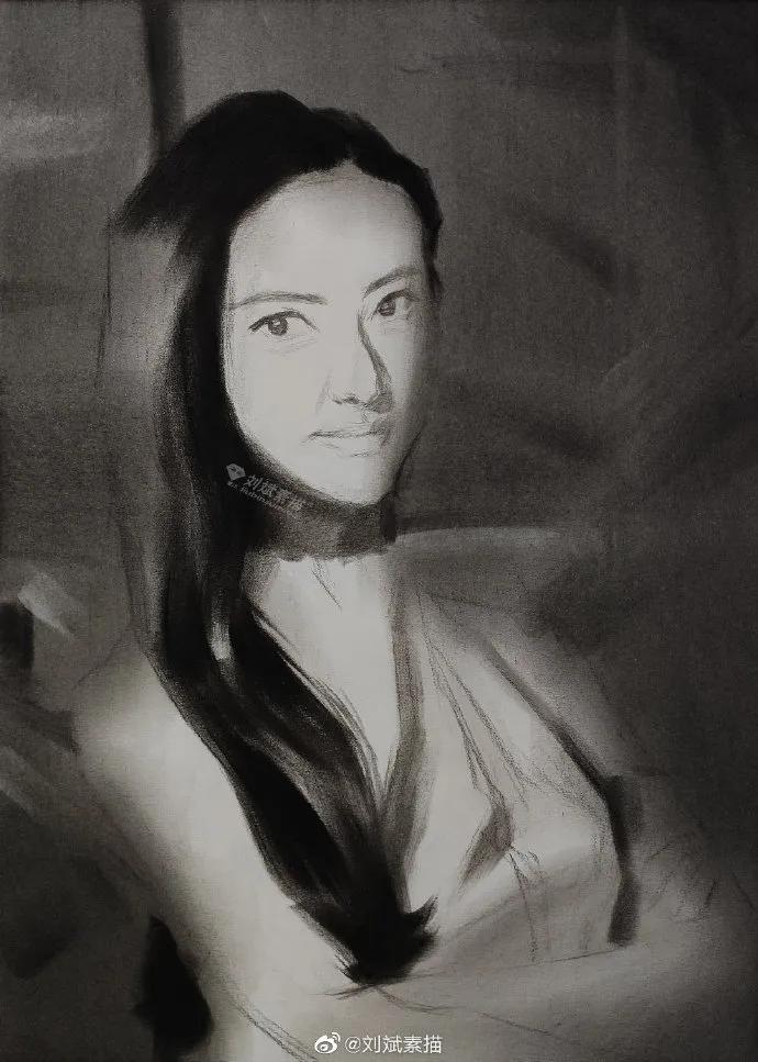 刘斌素描技法用的绘画材料,刘斌素描用的什么笔