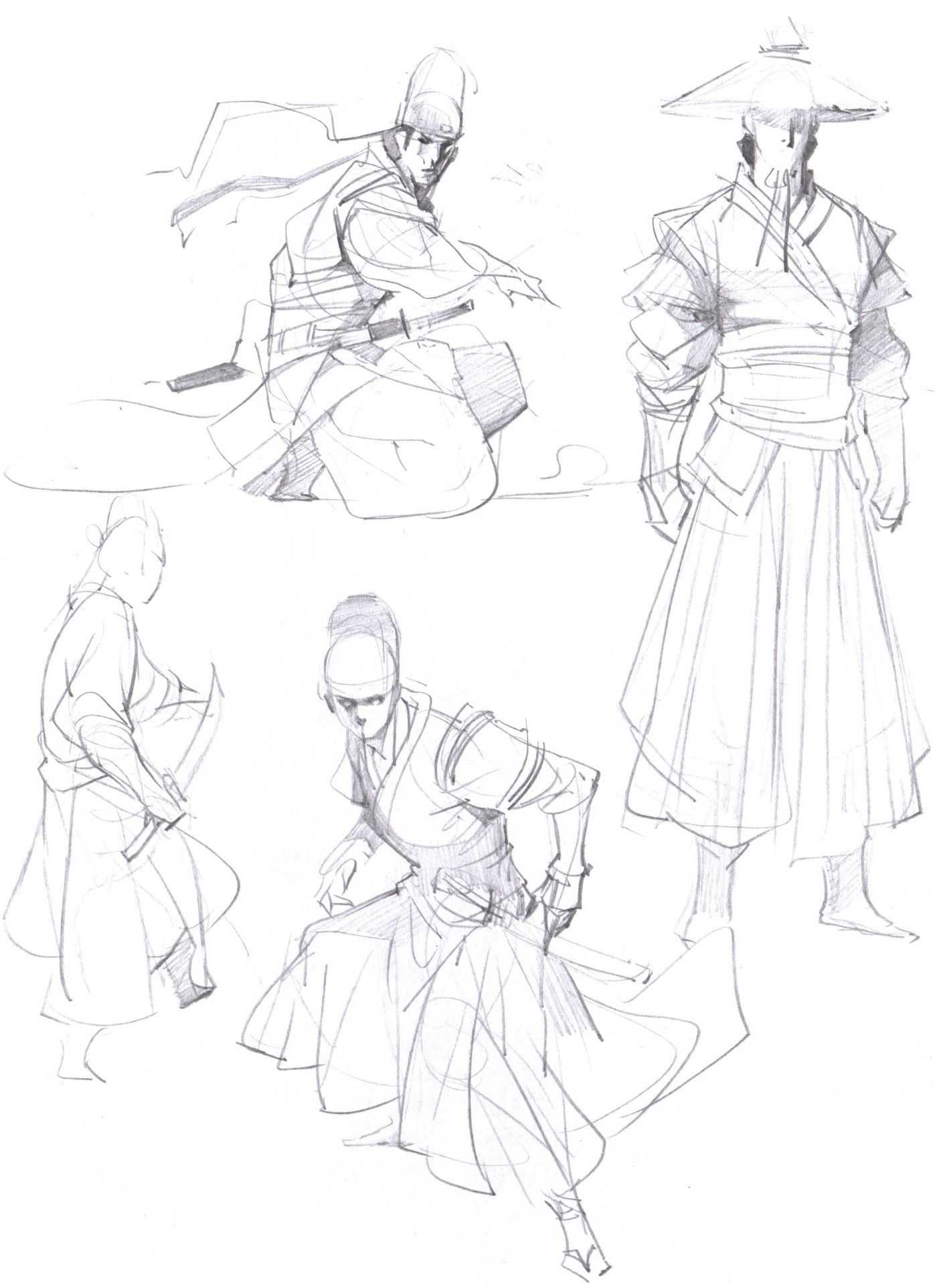 速写基本知识教学视频,速写人物临摹初学者教程