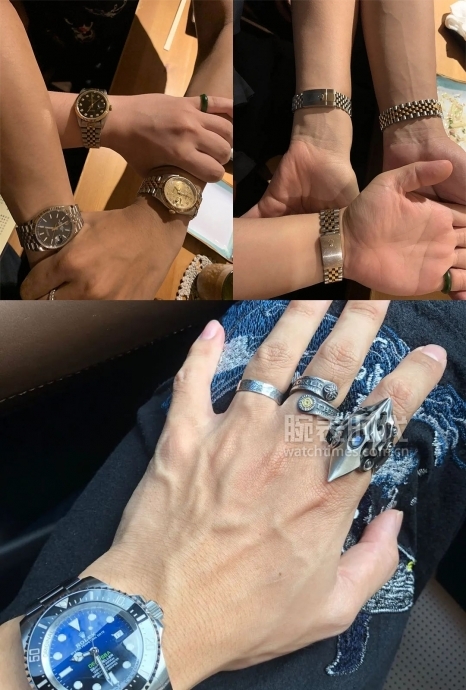 网友晒自己微信好友数量,网友晒1300手表