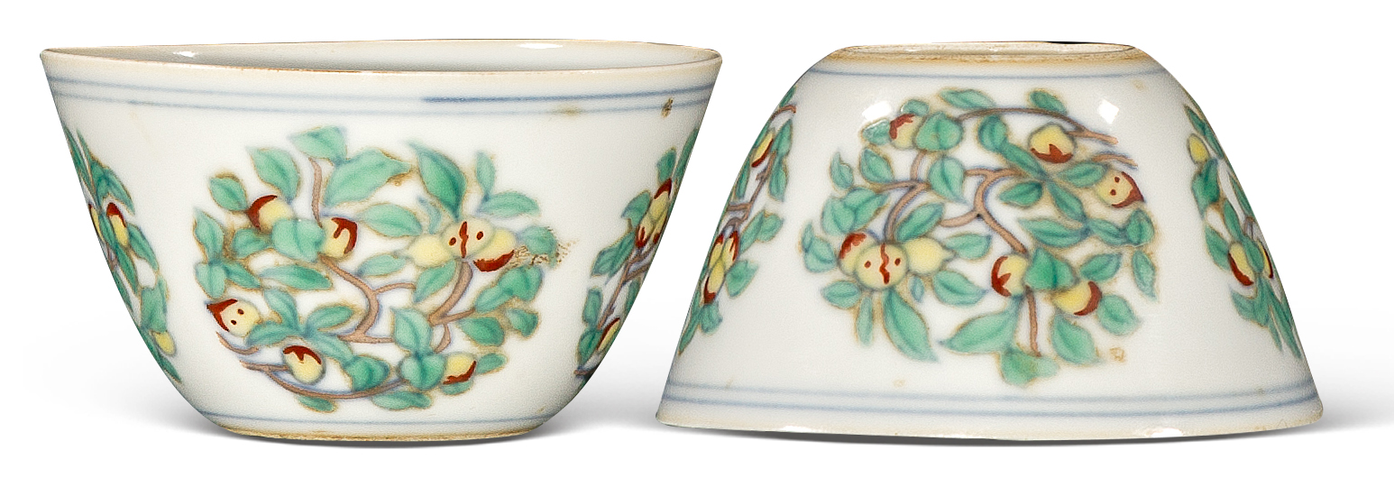 明成化秋葵瓷器,明成化民窑瓷器