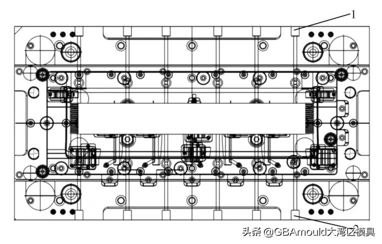 空调面板注塑件分析,空调面板冲压模具