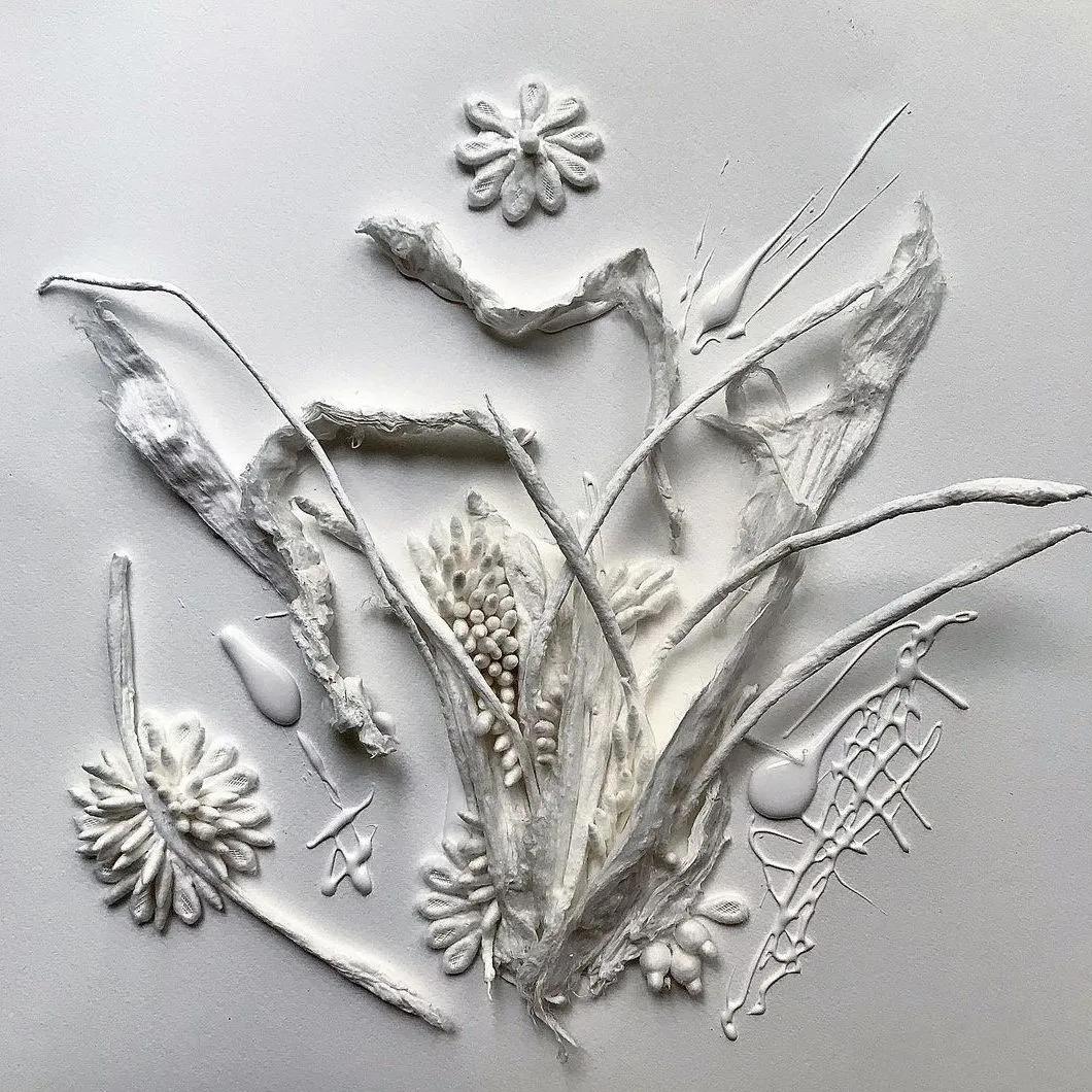 棉花艺术作品,棉花手工艺术作品