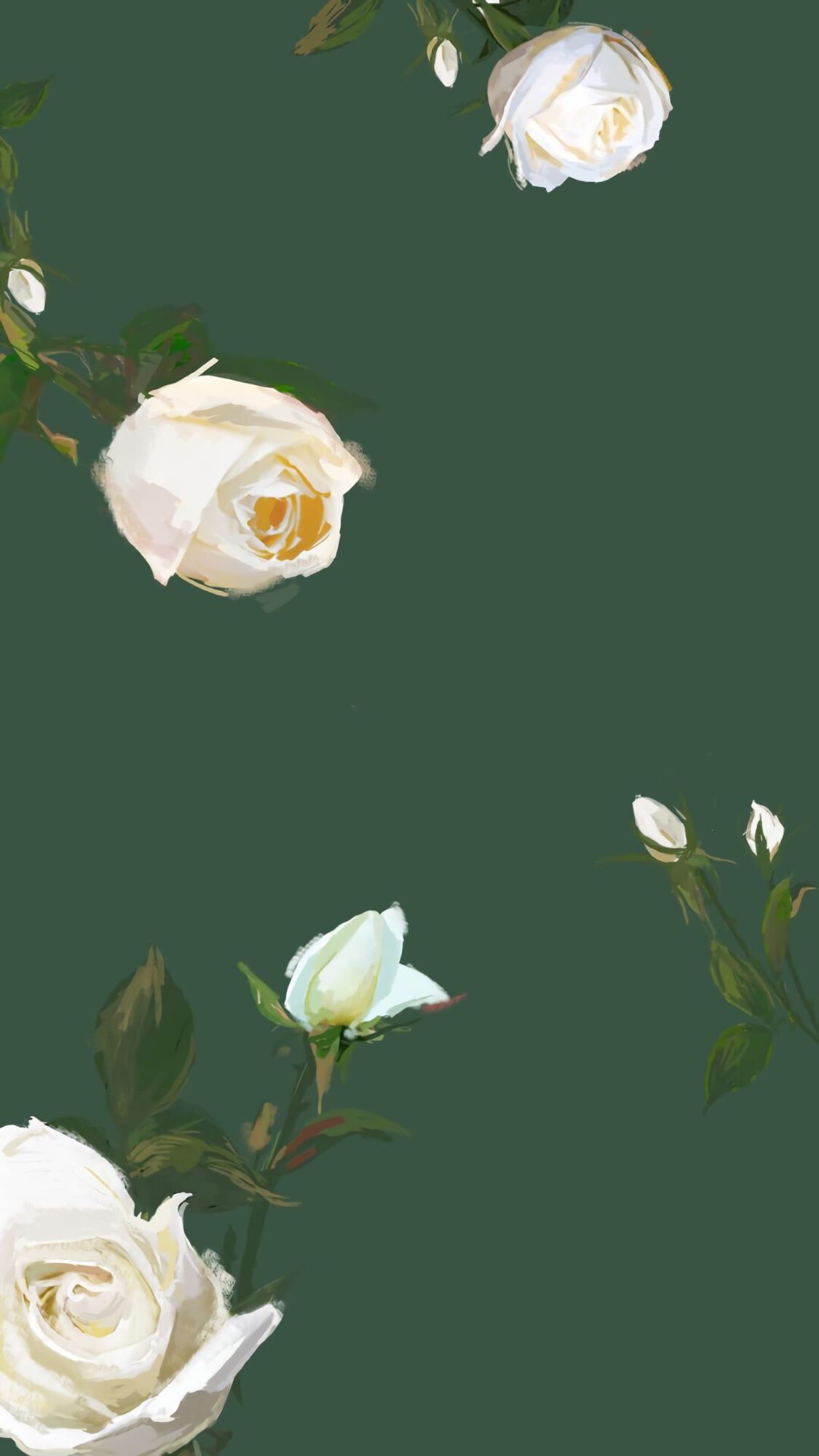 干净绿色系锁屏壁纸聊天背景,最近很火绿色的锁屏壁纸