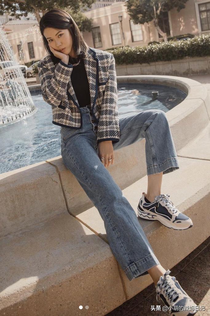 腿短穿什么款式小白鞋,今年的小白鞋这样穿太时髦了