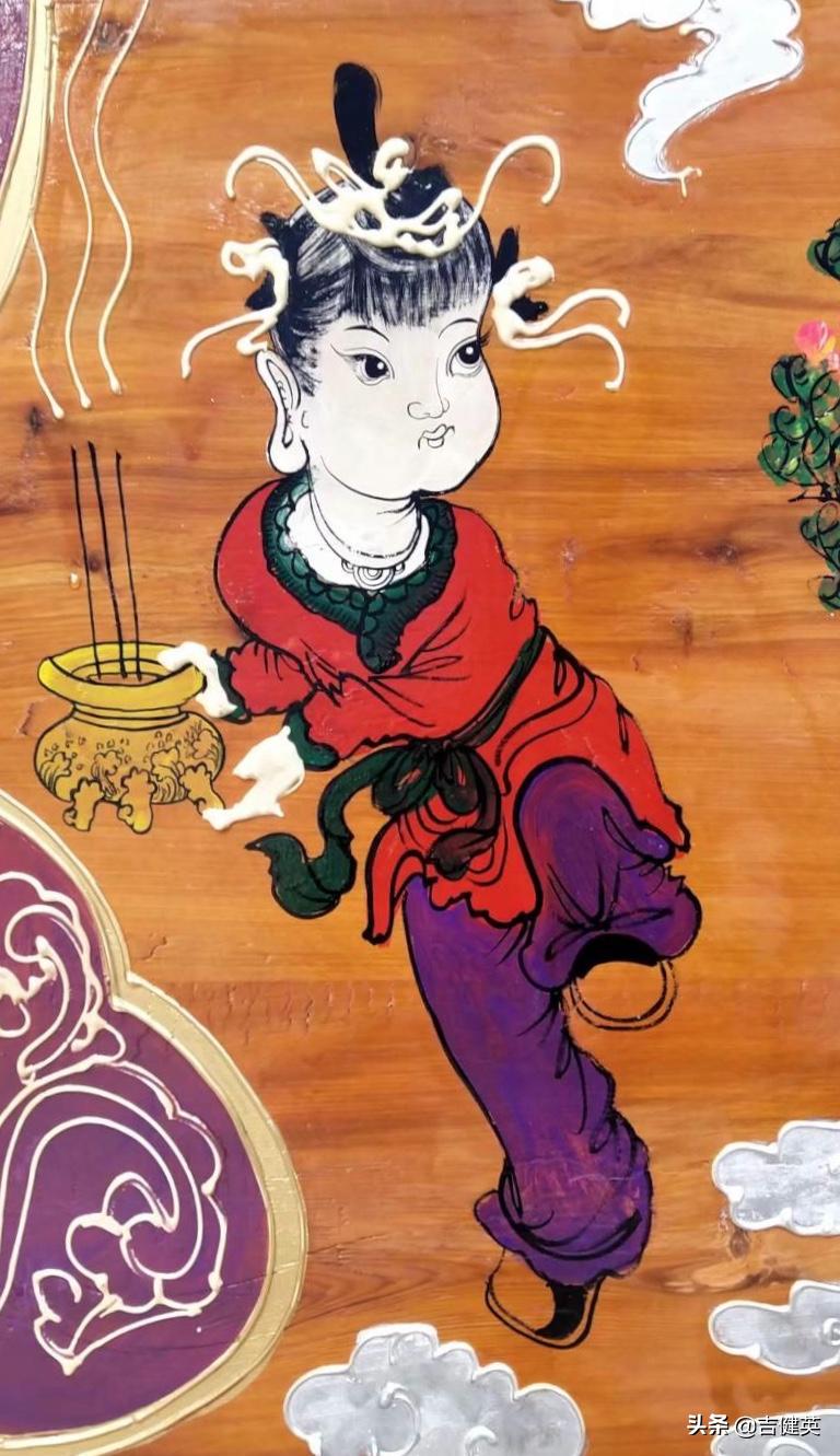 陇西丧葬画棺,甘肃陇西传统棺图片