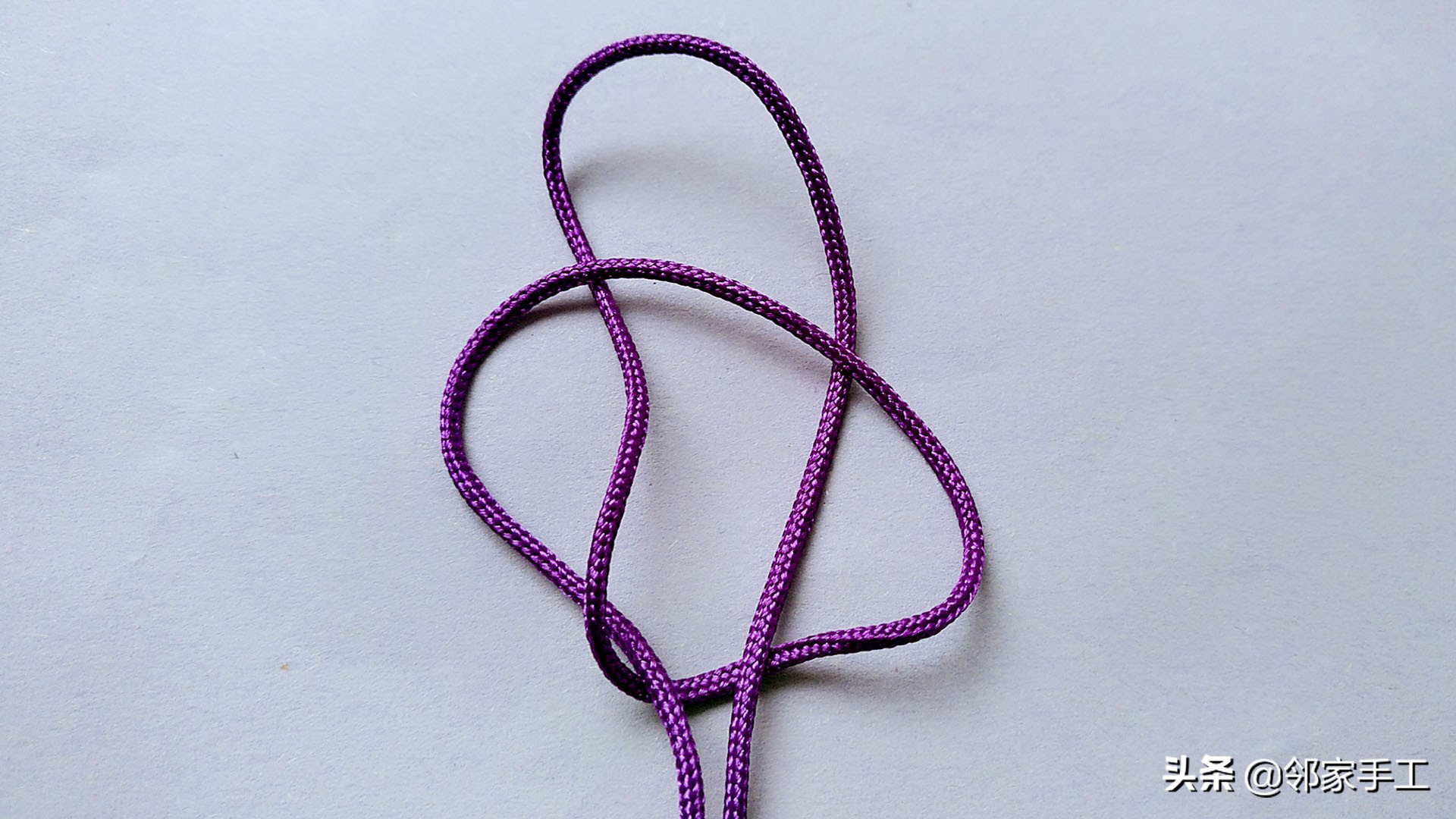 六股线如意结手链完整编法,如意结手链编织教程完整简单