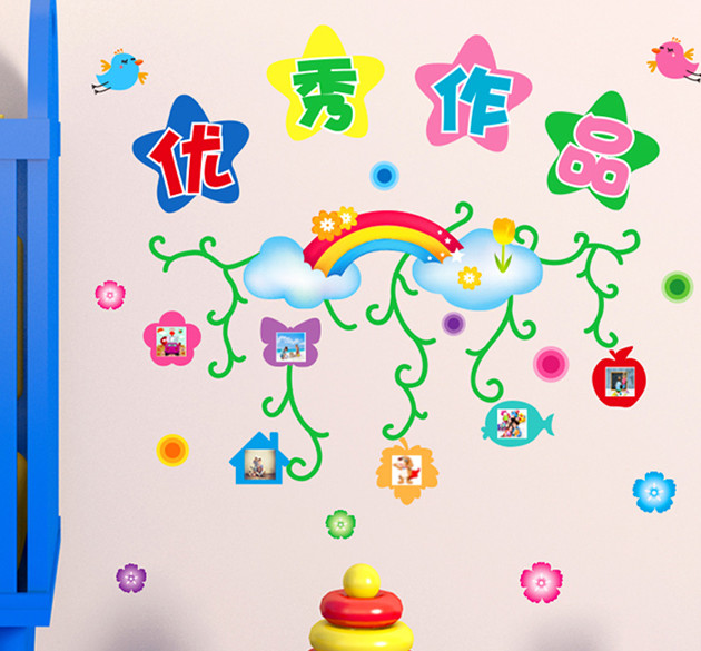 复古贴花装饰,大贴花装饰