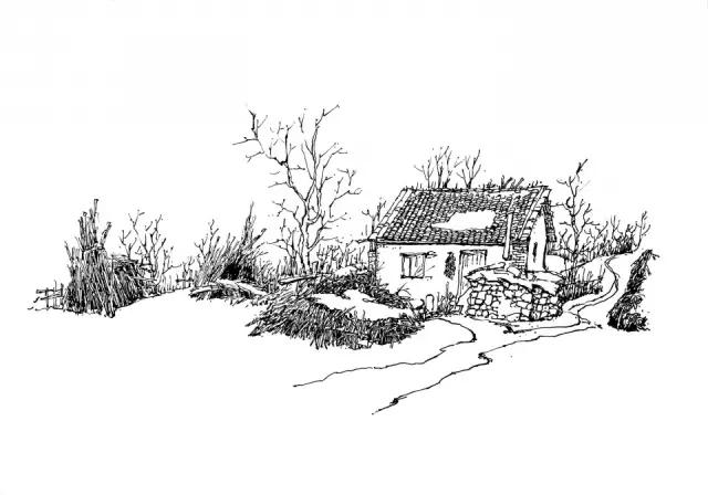 速写风景画入门教程,风景速写无调子图文