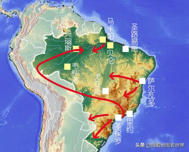 巴西历史上有哪些强国,巴西曾经经济总量超过美国的60%吗