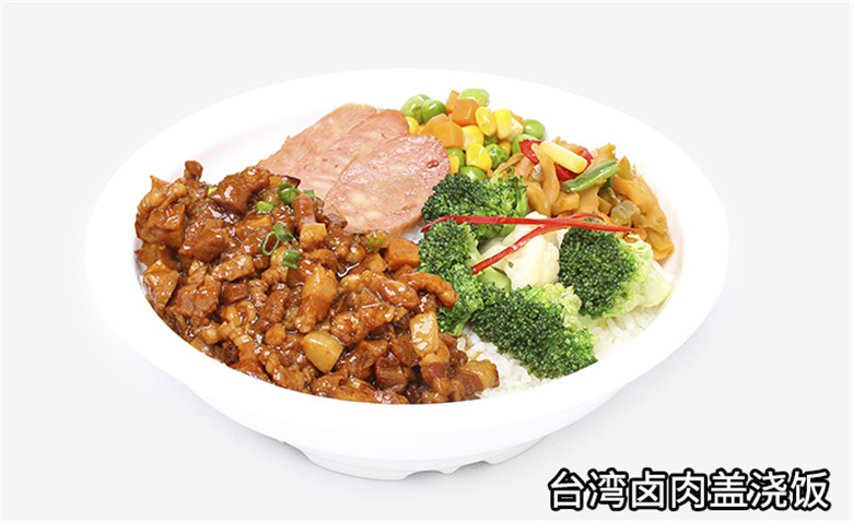 特别有食欲的盖浇饭,非常好吃的盖饭你看着有食欲吗