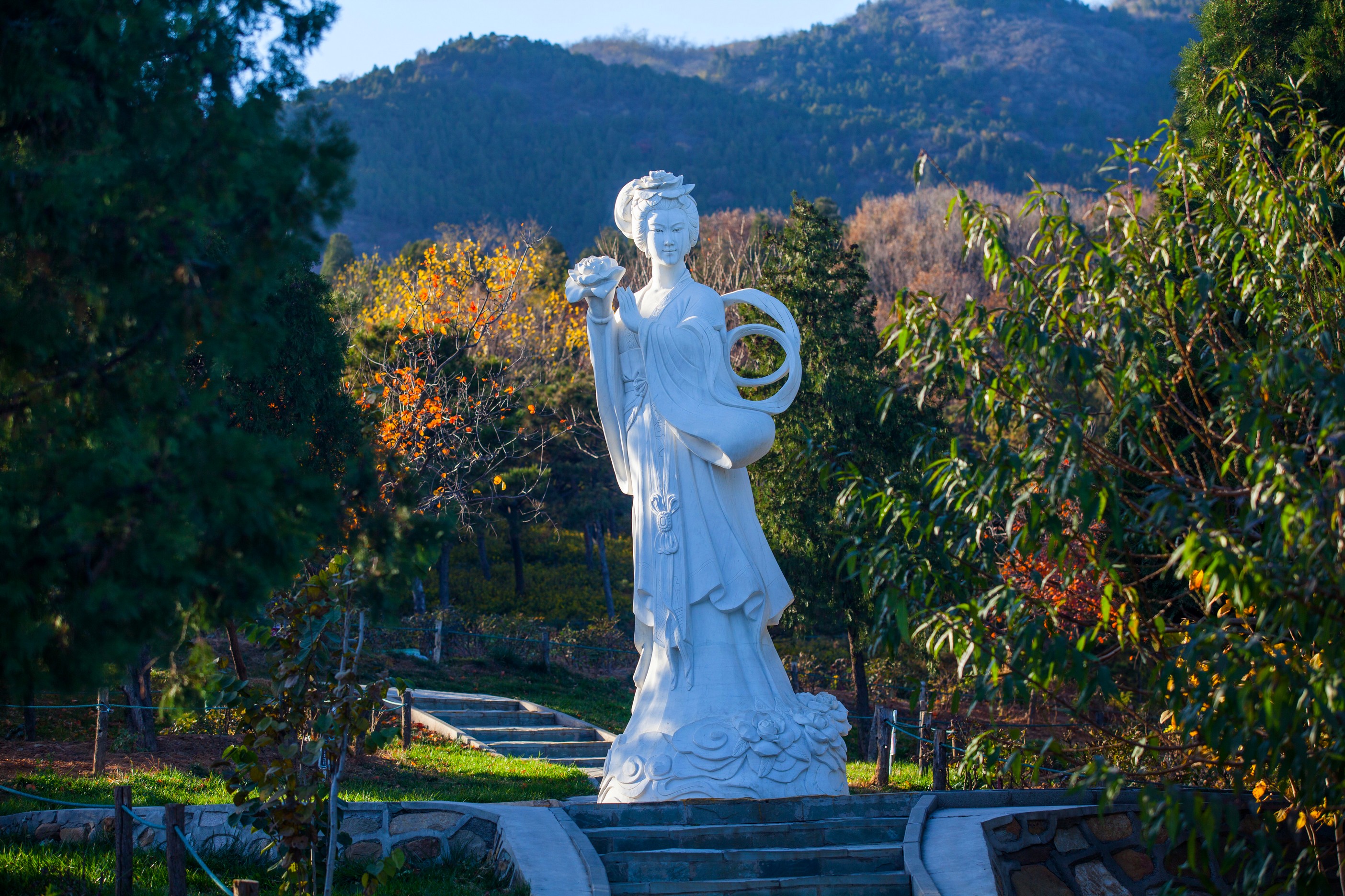 北京西山国家森林公园满满的禅意,深秋的北京西山国家森林公园