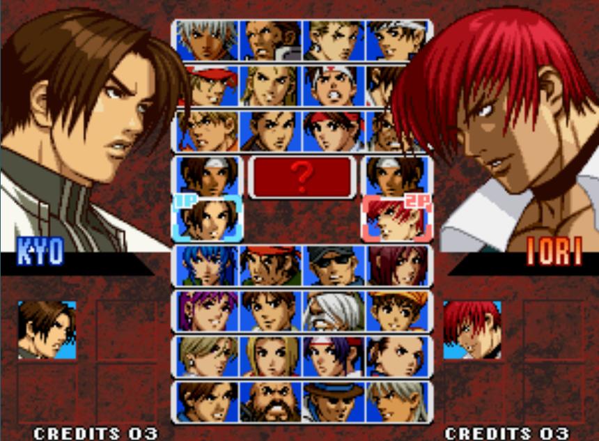 街机游戏机所有拳皇隐藏角色,街机游戏拳皇全明星