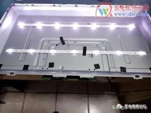 海尔液晶电视ld32u3100黑屏维修,海尔ld32u3100电视背光不亮