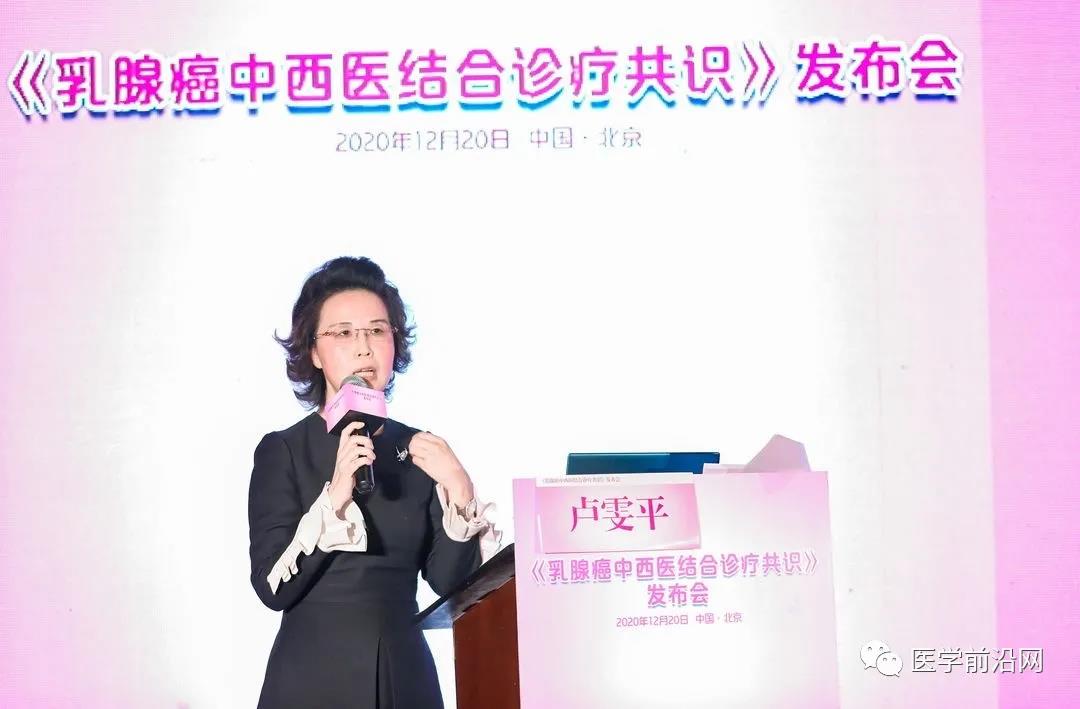《乳腺癌中西医结合诊疗共识》在京重磅发布
