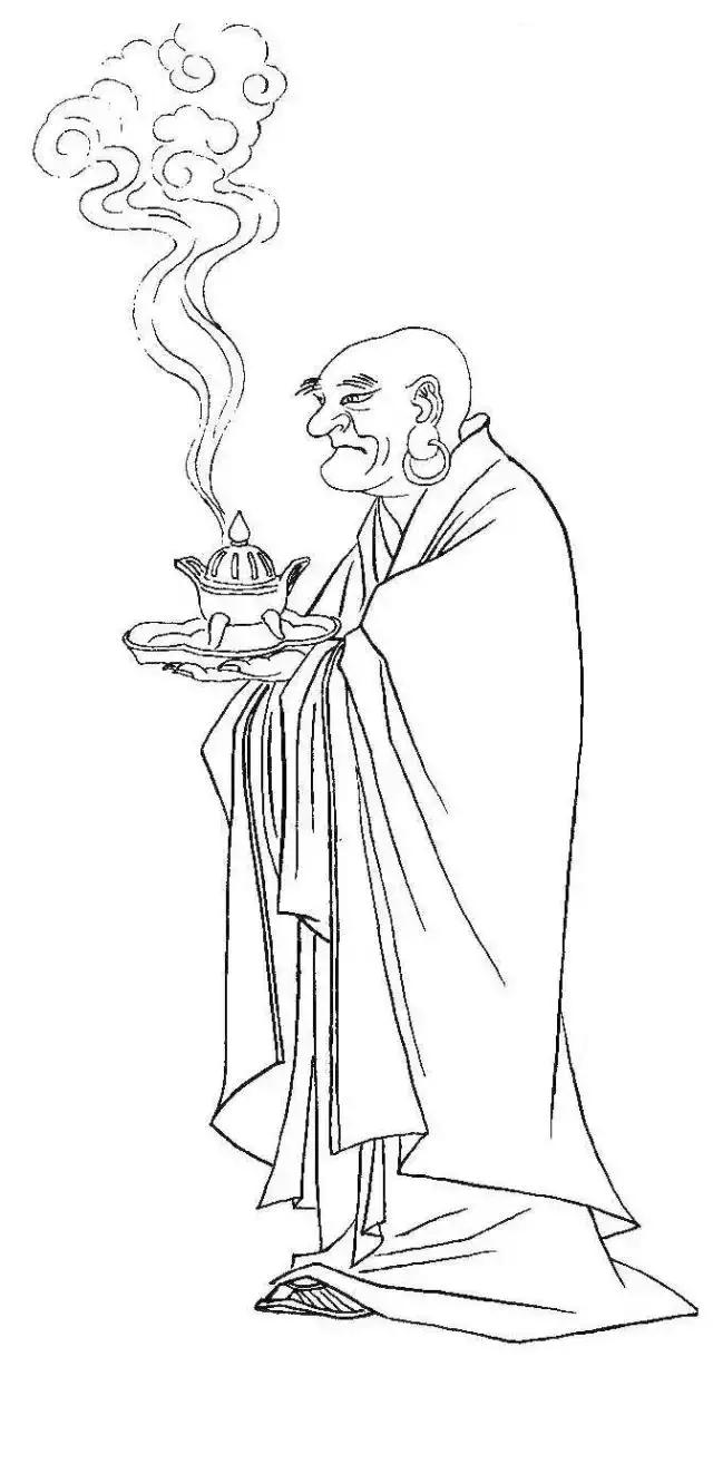 白描佛像线稿图片大全,白描佛像画法图片大全