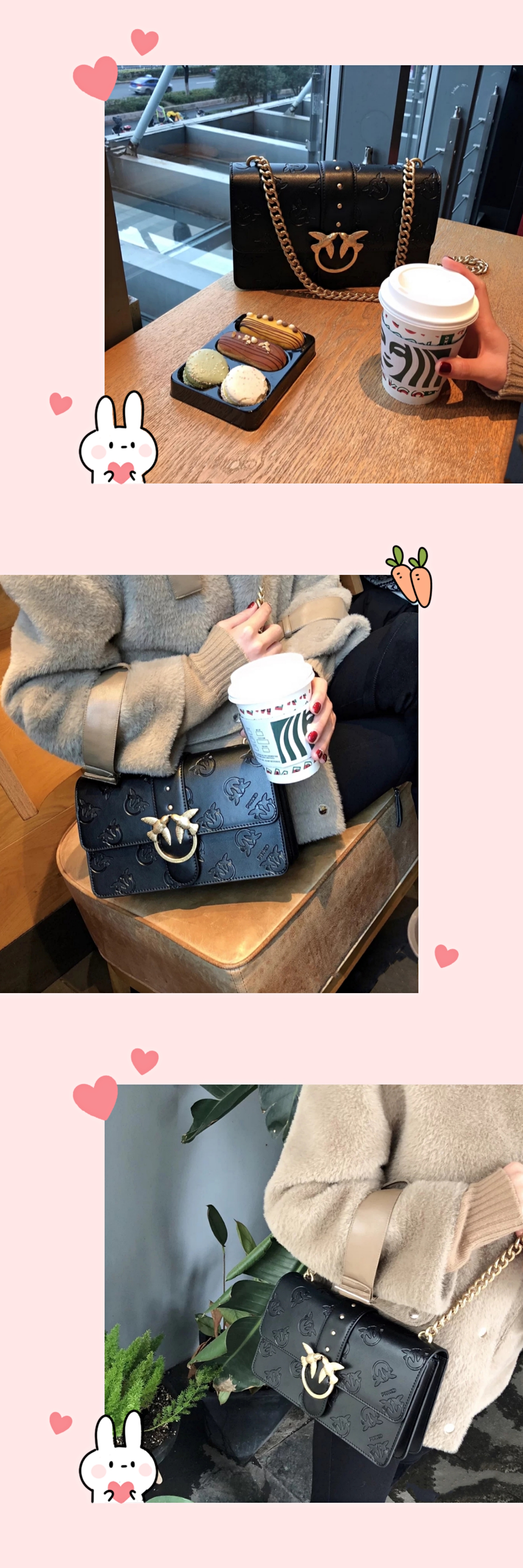 意大利品牌pinko包,pinko包经典款搭配