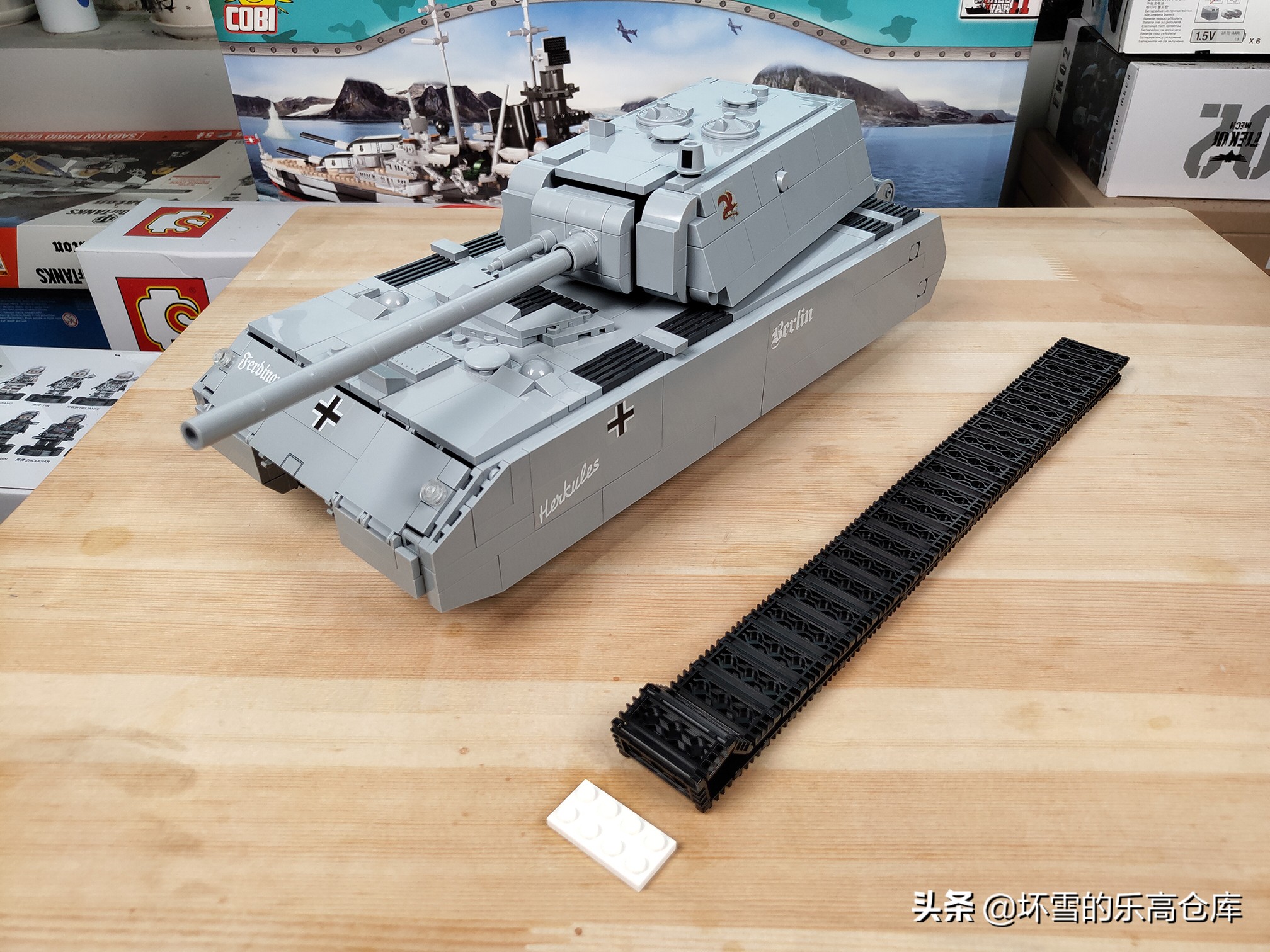 cobi豹式坦克拼装过程,cobi积木德国坦克进化史