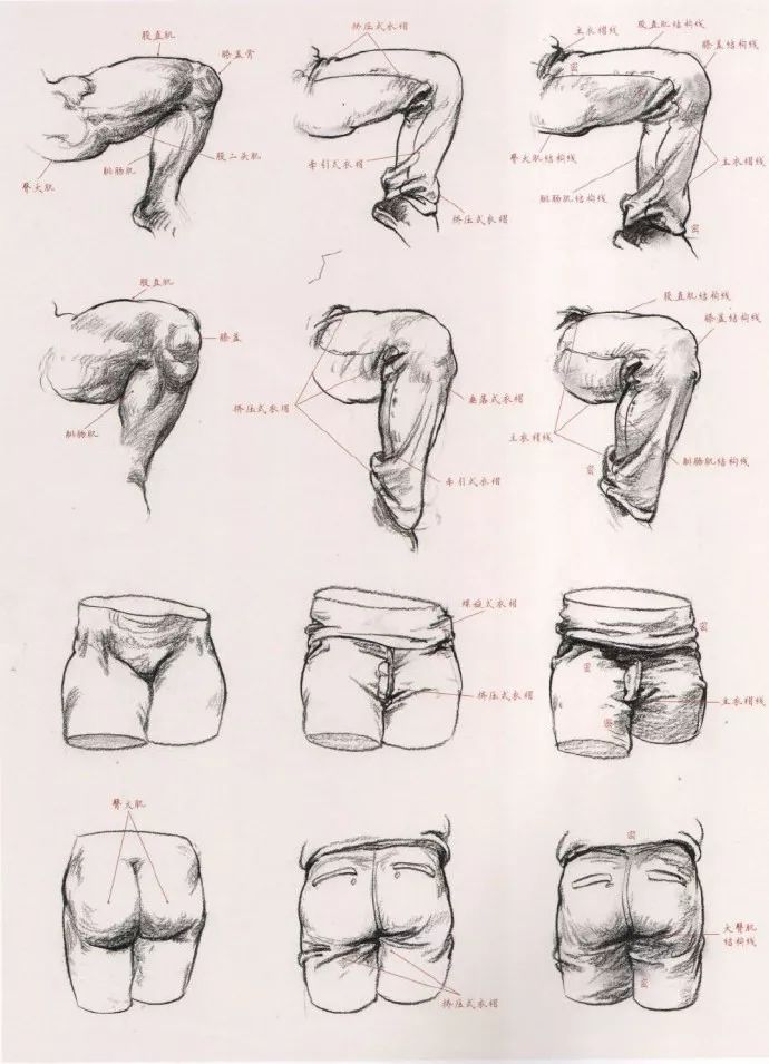 大块衣褶画法,衣褶不好看