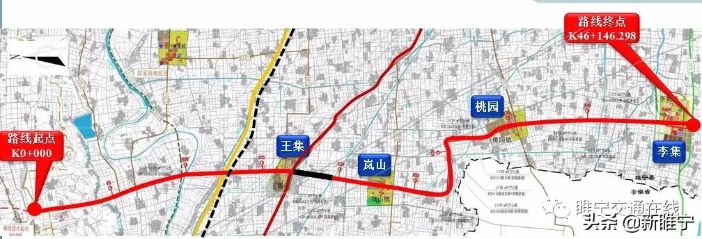 睢宁最新路线图,睢宁即将开建的道路