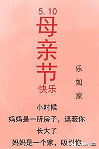 这个周末,乐如家和您一起温暖母亲