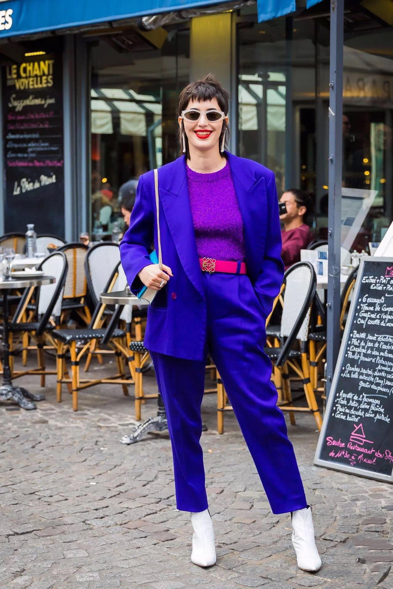 高级感小众洋气时髦复古西装,2019秋冬季快时尚西装流行穿搭