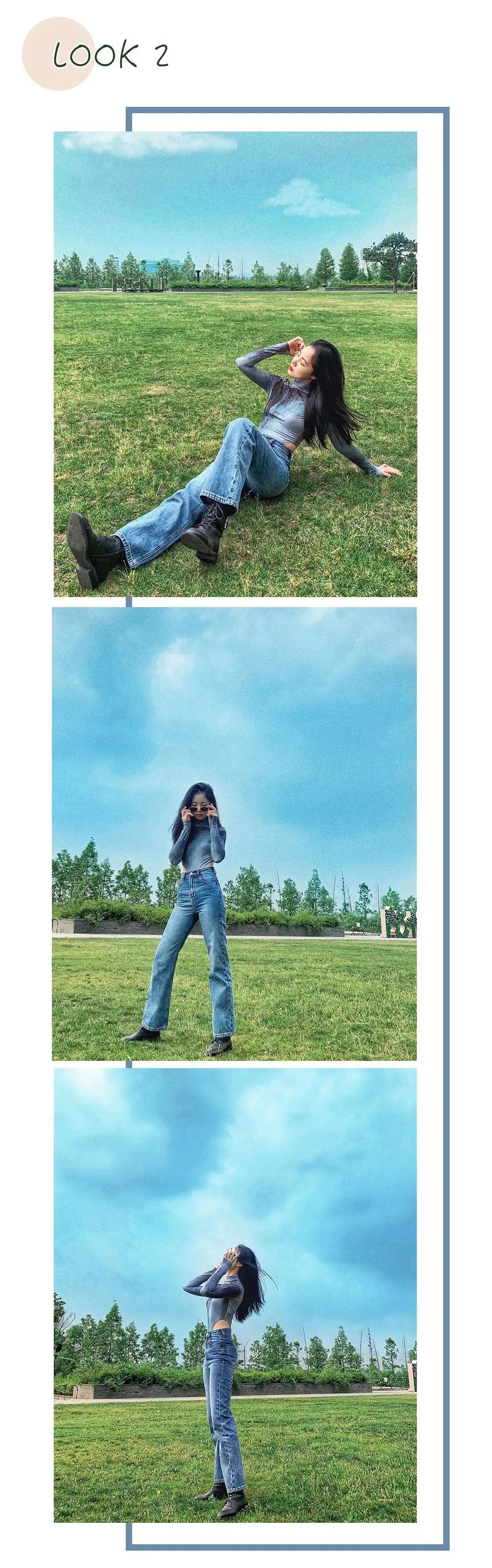 时髦精示范一件白t的100种穿法,一件白t多种穿法女显瘦