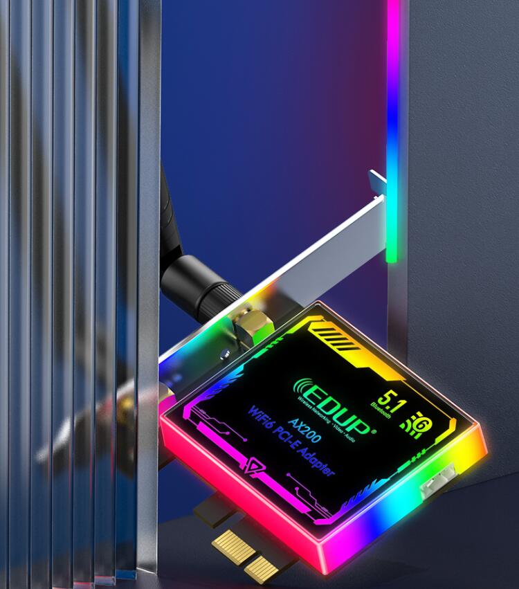 点亮RGB信仰之光9636LSwifi6无线网卡为青春喝彩