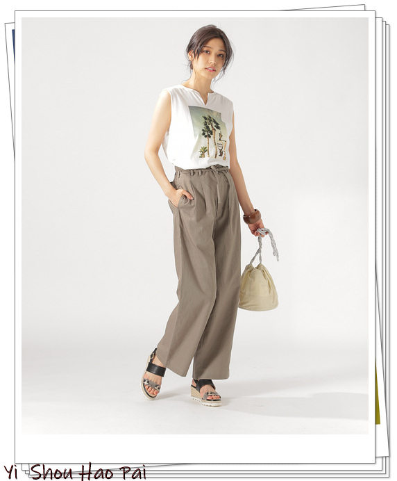 日系亚麻裤,亚麻裤搭配什么上衣好看