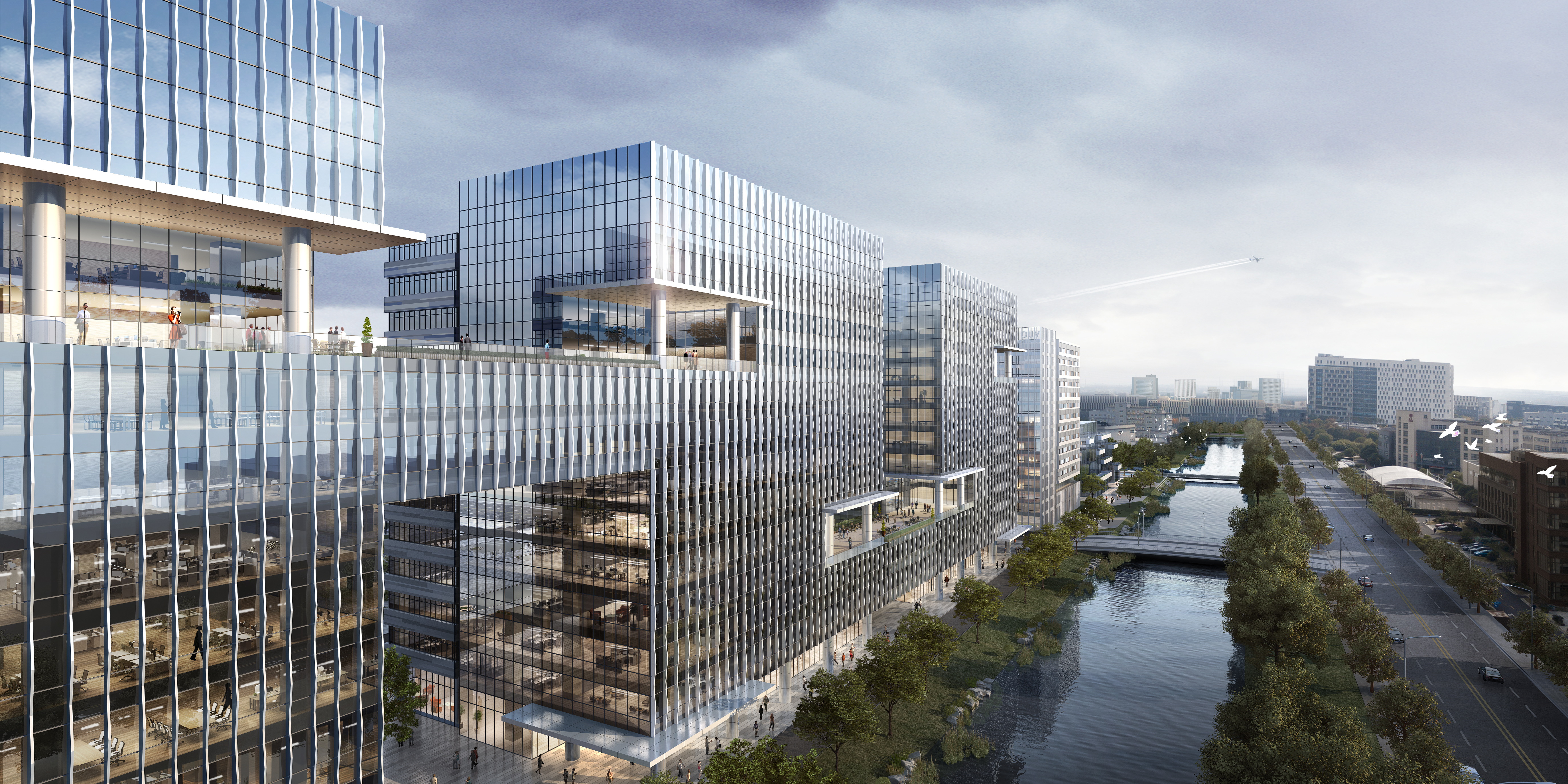 上海中电信息港项目规划图,长三角G60科创走廊产业赋能中心