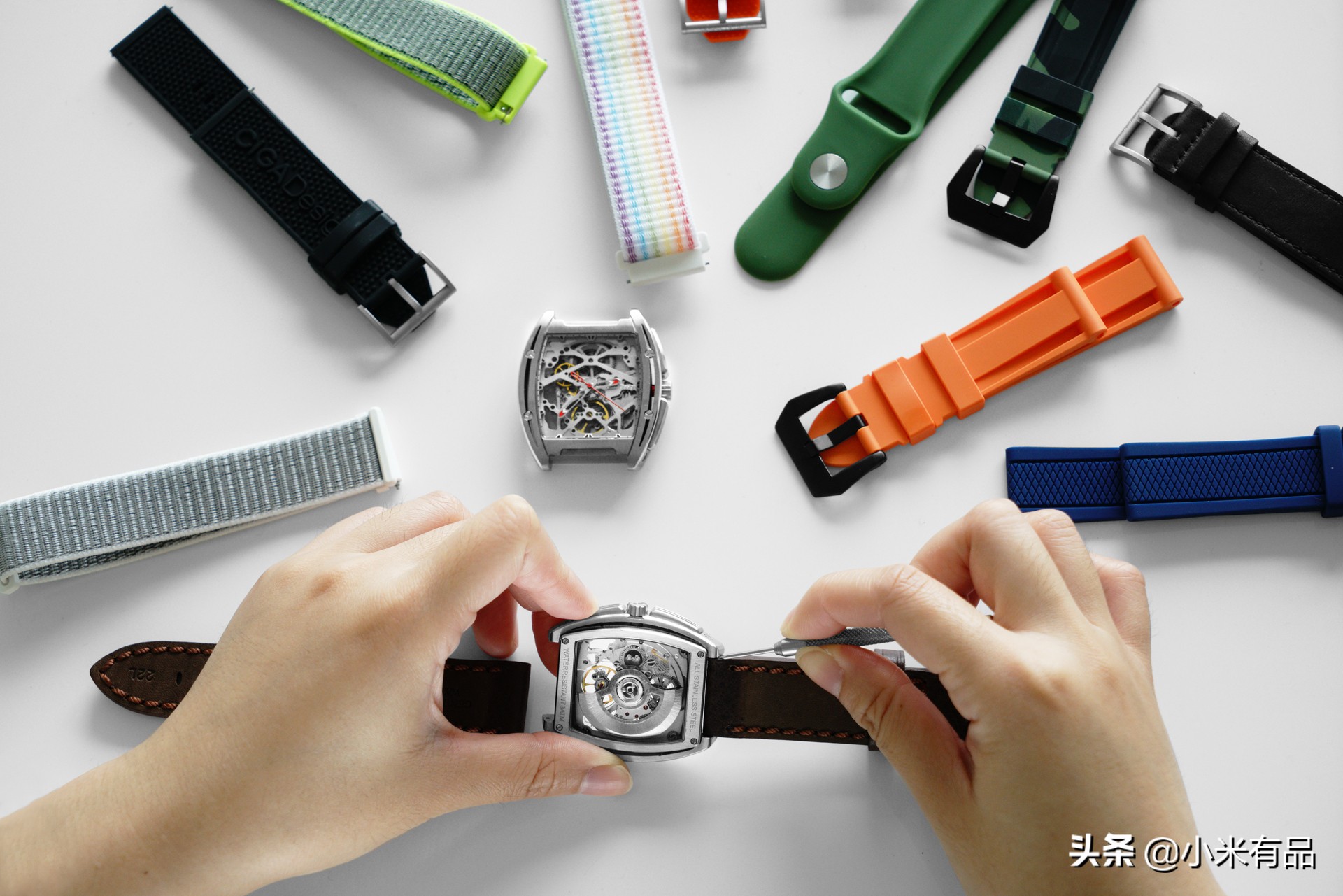 搭配大表盘手表的穿搭,表盘简约的手表穿搭