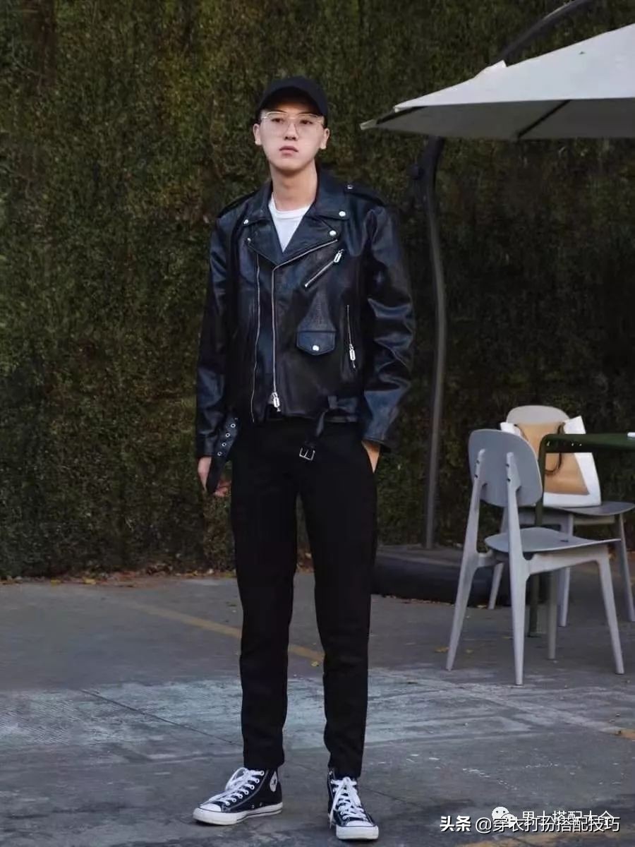 今日爆款男士皮衣春季138元,今年最流行的男青年穿真皮皮衣
