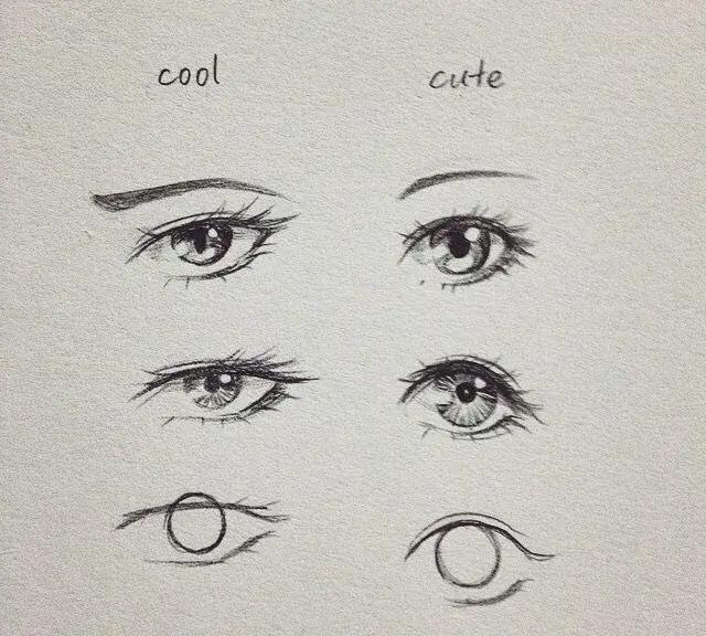 动漫人物的头型和眼睛怎么画漂亮,动漫人物绘画简单漂亮女孩的眼睛