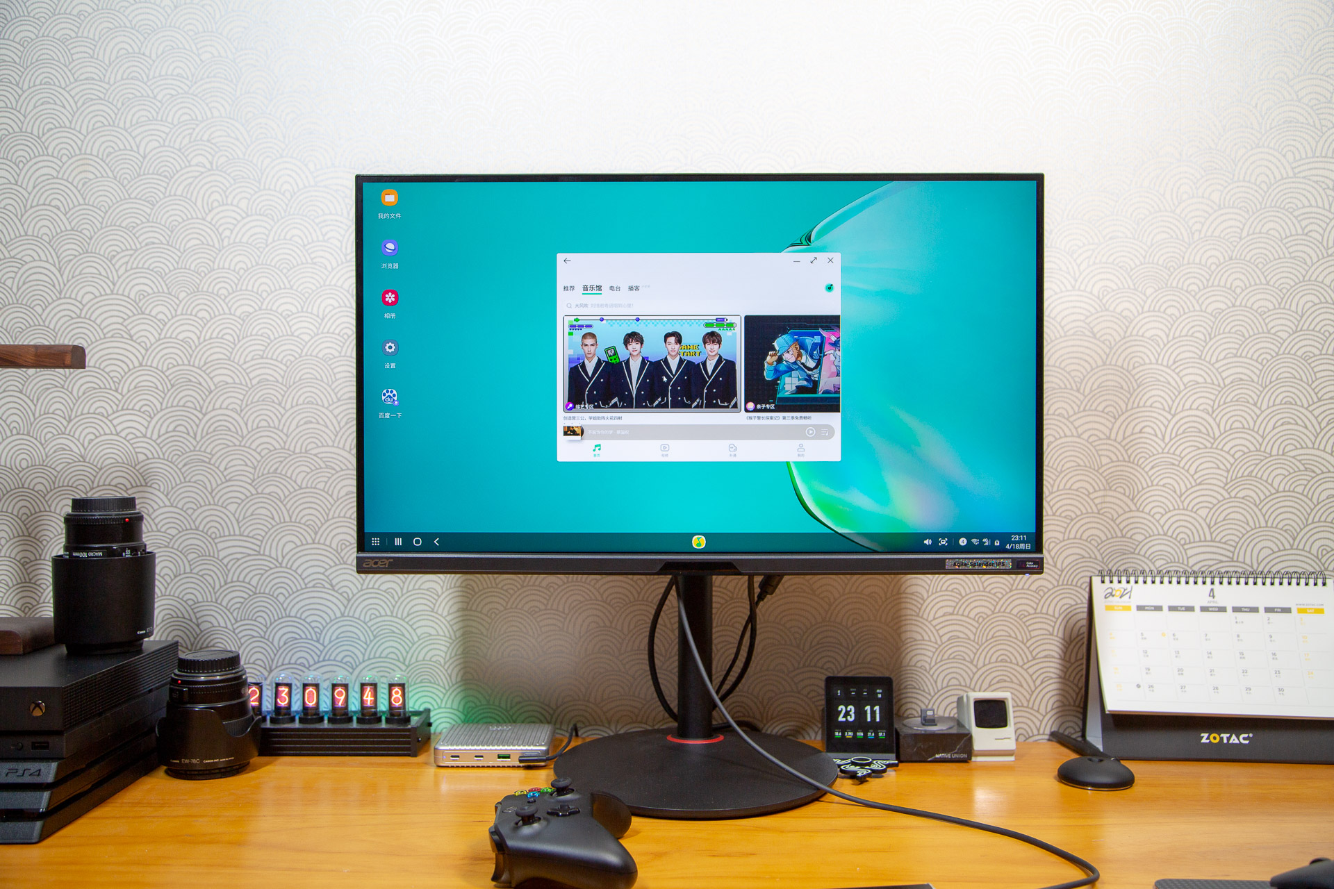 宏碁xv282k显示器接口,宏碁2k曲面显示器评测