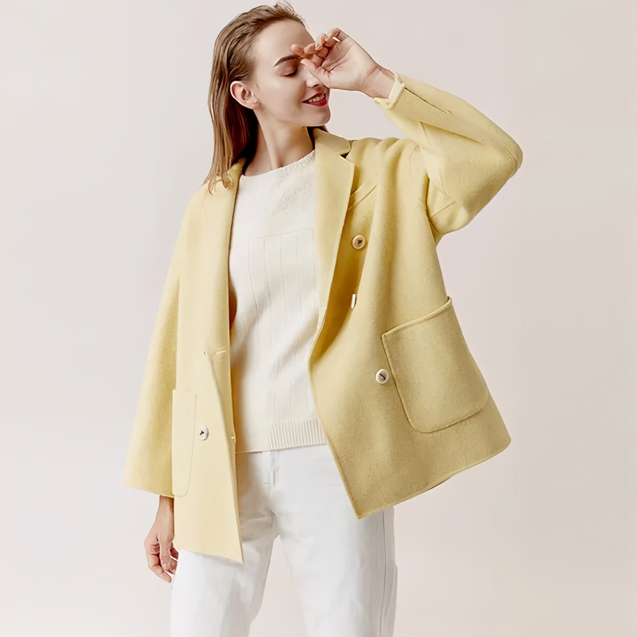 大格子大衣好看吗,焦糖色大衣好看吗