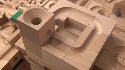 十个弹珠的100种玩法,弹珠积木城堡