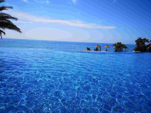 惠州海边无边泳池,惠州无边泳池温泉度假