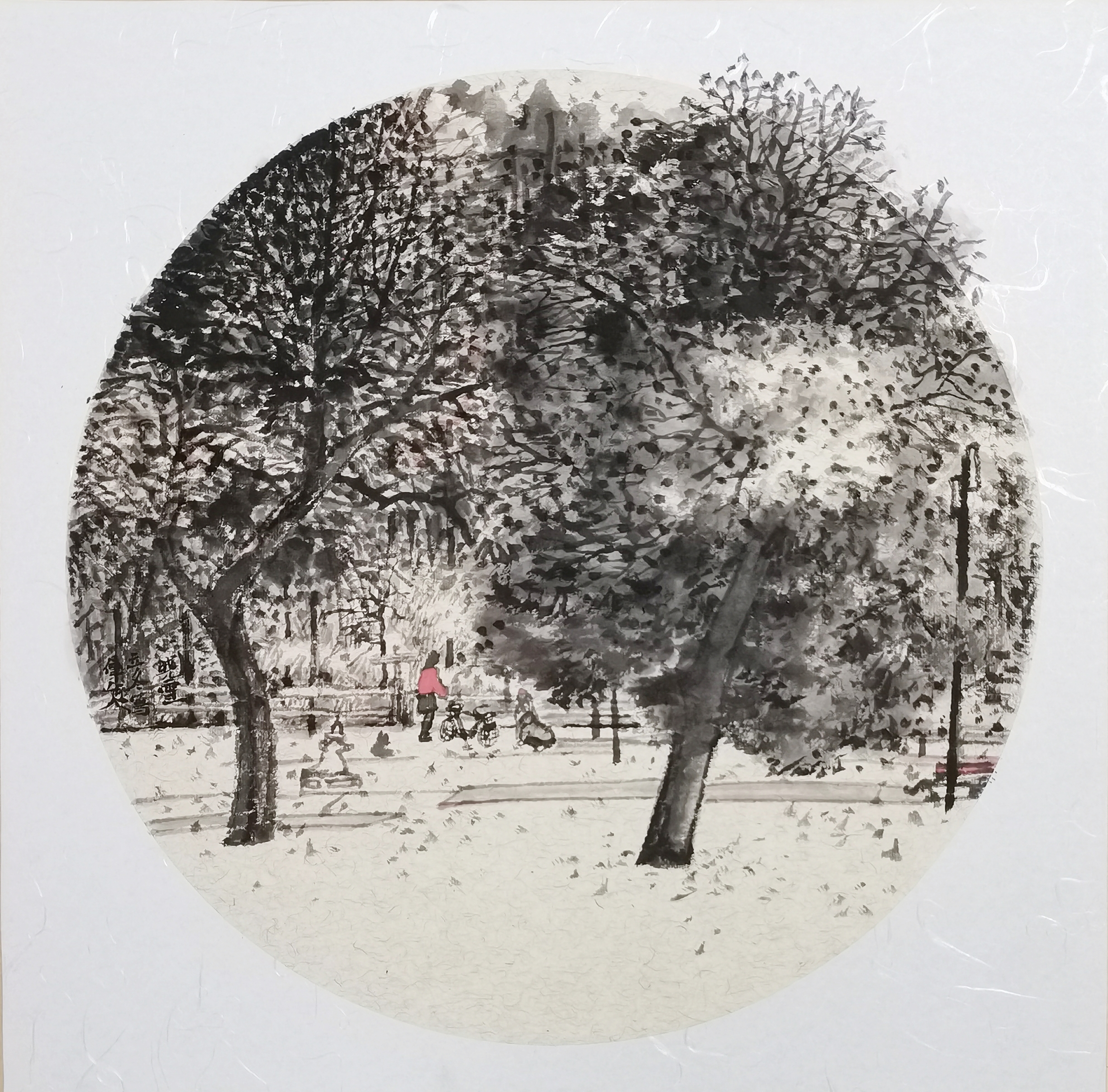 朋友圈的雪景｜阚传好立冬写意小品欣赏