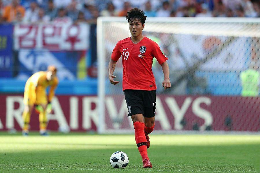 中韩足球夺冠场面,亚洲杯中韩足球对决