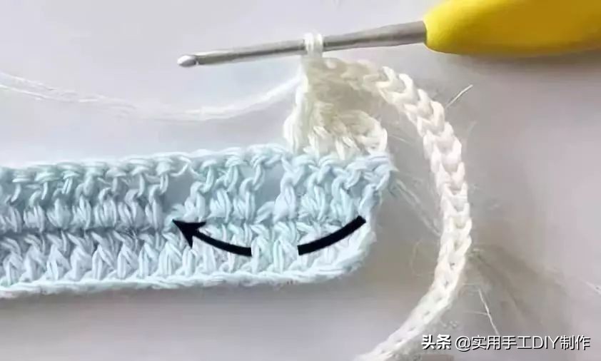 钩辫子针编织教程,钩织辫子针收尾教程视频