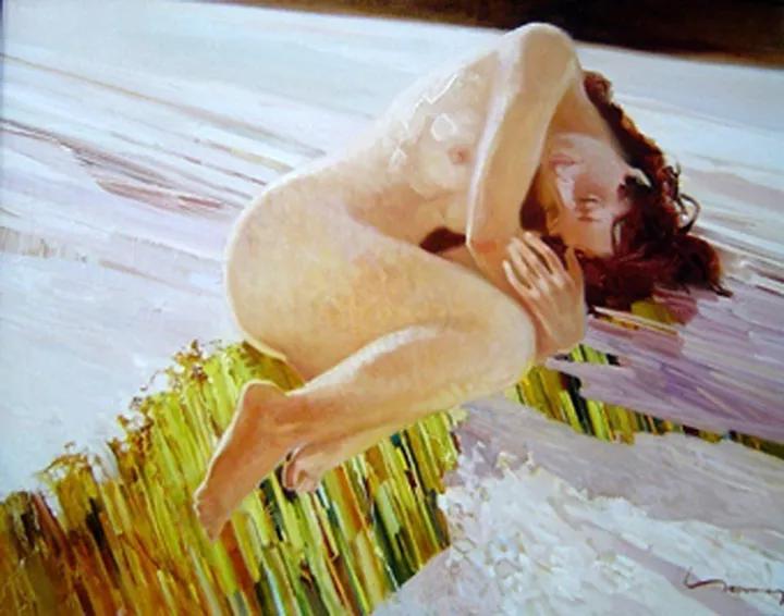 俄罗斯画家维克多风景油画,俄罗斯画家希施金的森林油画