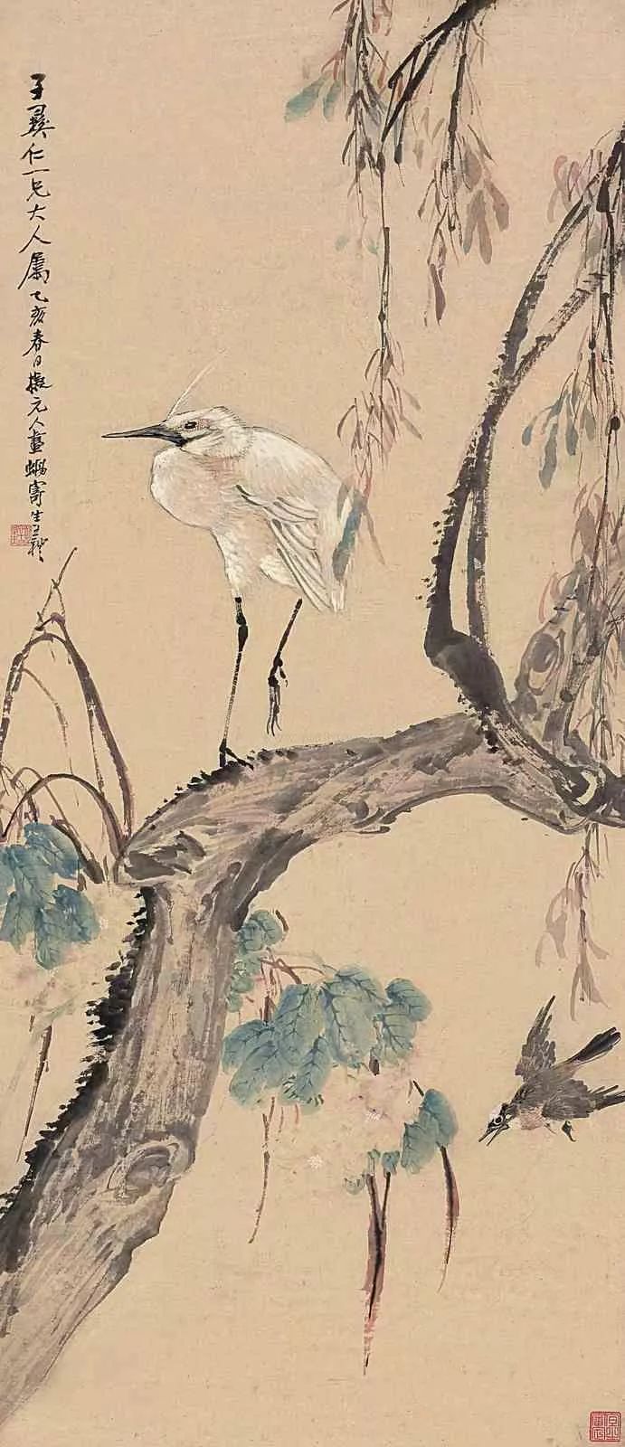 潘天寿花鸟画欣赏 (潘天寿写意人物画欣赏)