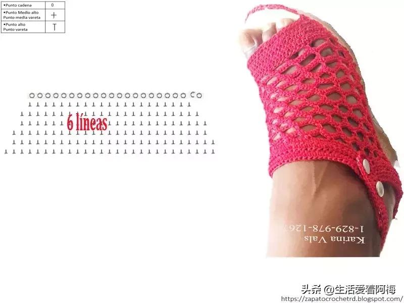 钩针钩出漂亮的毛线鞋图解,钩针钩织有些后跟的鞋子全部教程