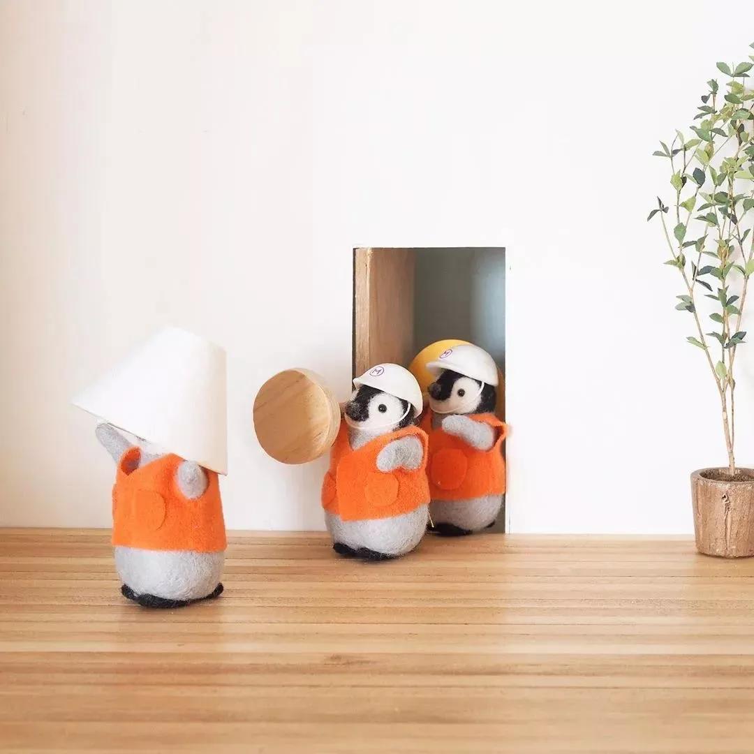 毛毡手工diy成品售卖,手工diy羊毛毡人物