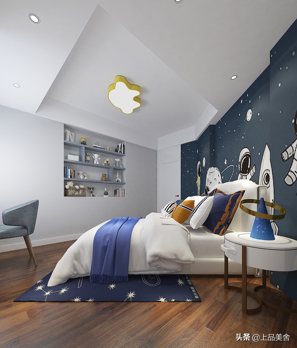 夫妻俩为了小孩上学，果断买下188㎡学区房，装轻奢风让人羡慕