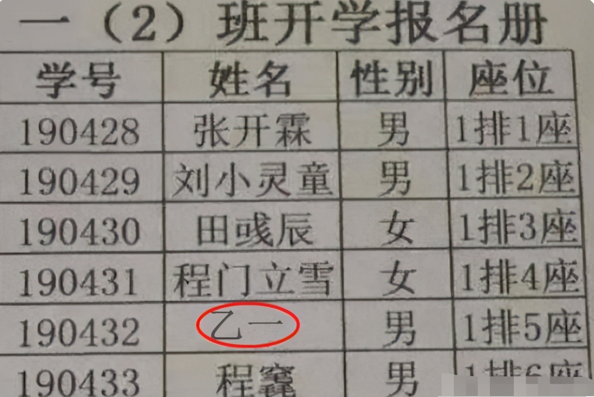 小学生名字简单而走红,小学生因姓名简单爆红连名带姓