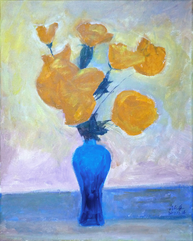 学丙烯画必备的工具和颜料,丙烯画笔和丙烯颜料