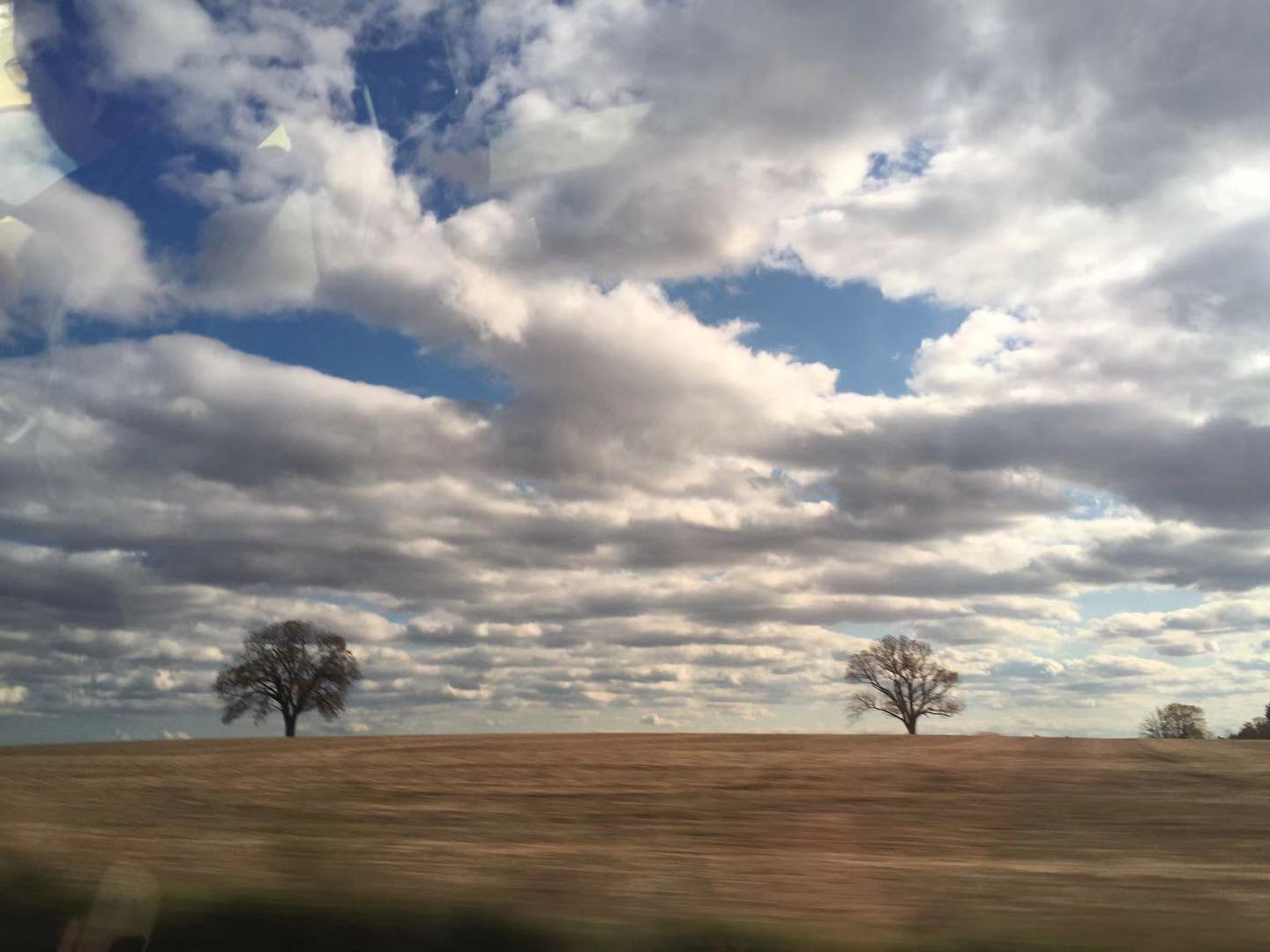 深秋加拿大摄影,深秋的天空特别美
